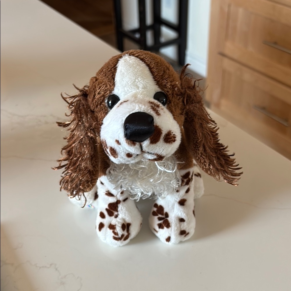 Webkins stuffed dog - Brown and White